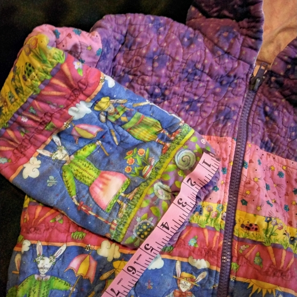 Multi colored Toddler girl winter coat. 4T - Picture 7 of 10
